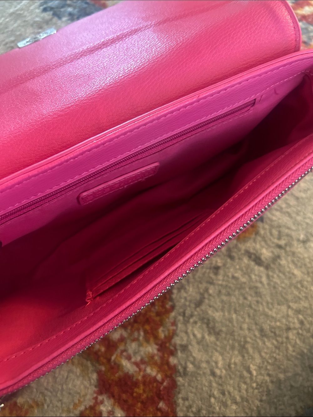 BCBGeneration Pink Leather Shoulder Bag - Picture 4 of 8